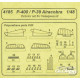 P-400/P-39 Airacobra Exterior Set Resin Detail Set für Hasegawa-Bausatz