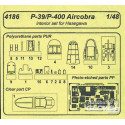 P-400 / P-39 Aircorbra interior Für Hasegawa Bausatz.