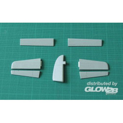 Hawker Seahawk - control surfaces set for Trumpeter kit