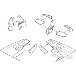 Spitfire Mk.I Control surfaces set (TAM) 