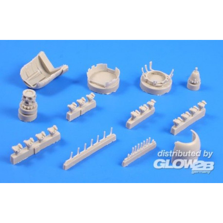 Mitsubishi A6M5/5a Engine set f. Tamiya 