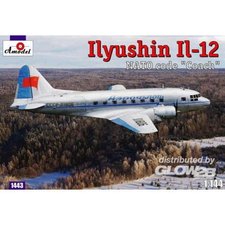 Ilyushin IL-12 'Coach' Soviet cargo air. 