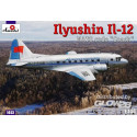 Ilyushin IL-12 'Coach' Soviet cargo air. 