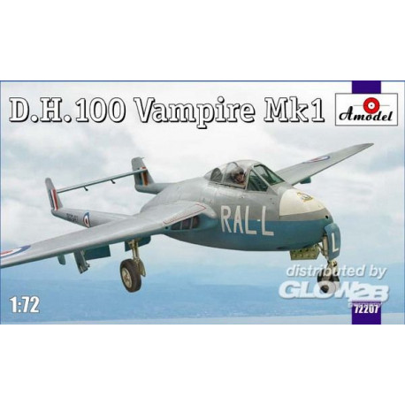 D.H.100 Vampire Mk1 RAF jet fighter 
