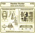 Hawker Hunter Interior Set für Revell-Bausatz