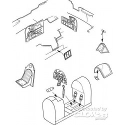 Spitfire Mk.I Interior set f.Airfix kit 
