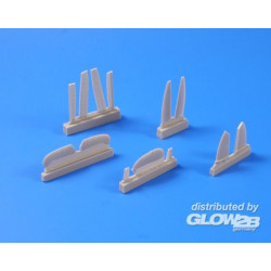 Spitfire Mk.I Control surfaces f. Airfix 