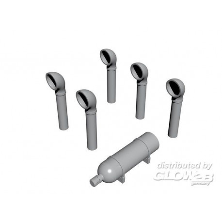 PT-109 Boat Deck Set(Smoke Generator, Ventilation Funnels) 