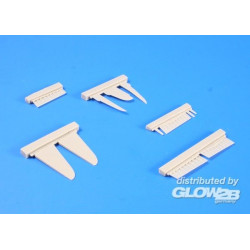 Mitsubishi A6M5 - Control surfaces 