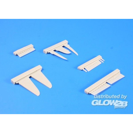 Mitsubishi A6M5 - Control surfaces 