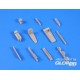 P-51D Mustang Engine set(Unshrouded Exha 