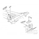 P-40B Undercarriage set for Airfix kit 
