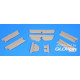 P-40B/C-Control surfaces f. Airfix kit 