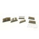 P-40-Undercarriage Set(contains wheel structure and Canvas covers)