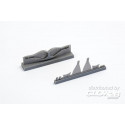 J2M3 Raiden Wheel Wells and Covers, for Hasegawa kit