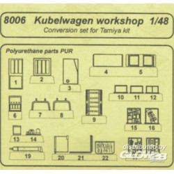 Kübelwagen work shop -&nbsp;conversion set für Tamiya Bausatz