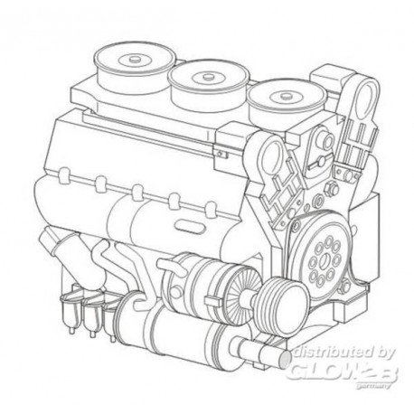 Maybach HL230 P45 WWII Ger tank engine 