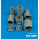 F-15K Slam Eagle exhaust nozzles Für Tamiya Bausatz