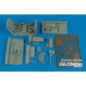 Bf 109F-2/F-4 cockpit set for Hasegawa 