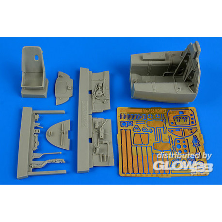 Me 163B Komet cockpit set for Meng 