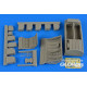 F-104G/S Starfighter electronics &ammuni -tion bay for Italeri