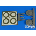 I-16 wheels & paint masks for ICM/HAS/REV 