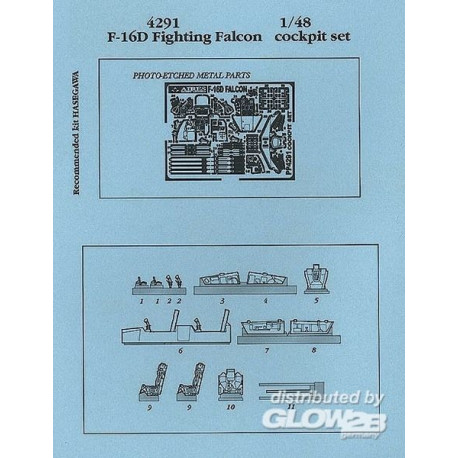 F-16D Fighting Falcon Cockpit Set 