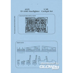 TF-104G Cockpit Set für Hasegawa-Bausatz