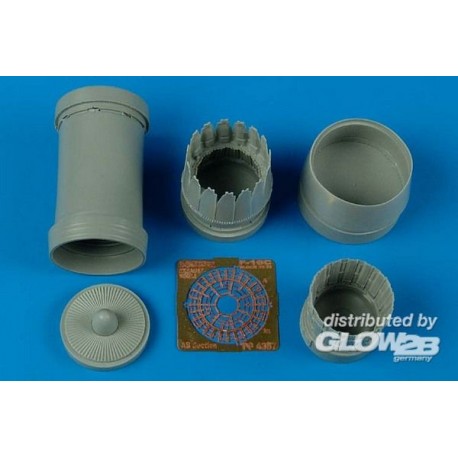 F16C Falcon block 25/32 exhaust nozzle für Tamiya Bausatz