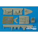F6F-5 Hellcat cockpit set for Hasegawa kit