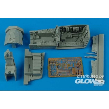 F-15C Eagle (early v.) cockpit set für Hasegawa Bausatz