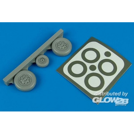 F-105 Thunderchief wheels & paint masks für Trumpeter Bausatz
