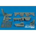 P-400 Airacobra cockpit set für Hasegawa Bausatz