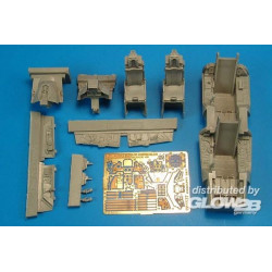 F-16D Block 40 cockpit set for Kinetic 
