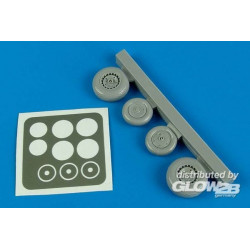 Me-262A wheels & paint mask for HOB 