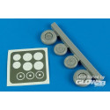 Me-262A wheels & paint mask for HOB 