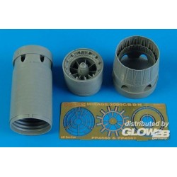 Mirage 2000C/B/D/N exh. nozzles-opened 