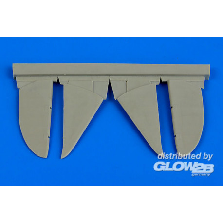 I-16 control surfaces for Eduard 