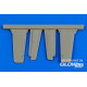 P-51D Mustang control surfaces for Tamiy 