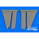 F9F Panther control surfaces for Trumpet 