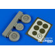 Me 262A/B wheels &paint masks f.HobbyBos 