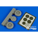 Me 262A/B wheels &paint masks f.HobbyBos 