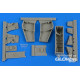 F-4C/D Phantom II wheel bay with covers for Academy