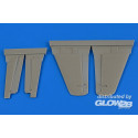 Me 262A/B control surfaces f.Hobby Boss 