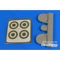 MiG-21 wheels & paint masks for Eduard 