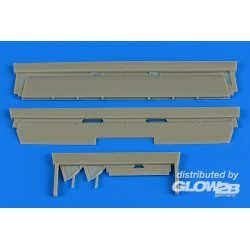 P-38 Lightning control surfaces for Eduard/Academy