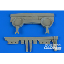 P-40B wheel bay for Airfix 