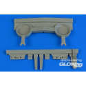 P-40B wheel bay for Airfix 