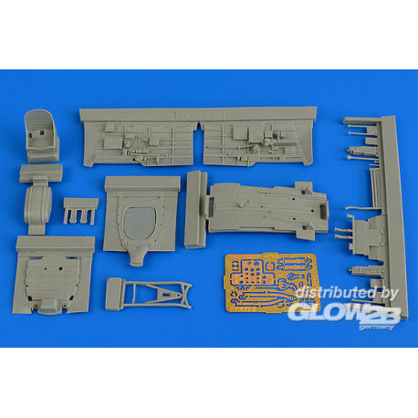 P-40B Warhawk cockpit set for Airfix 
