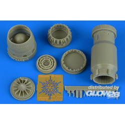MiG-27 Flogger late exhaust nozzle-opene for Trumpeter